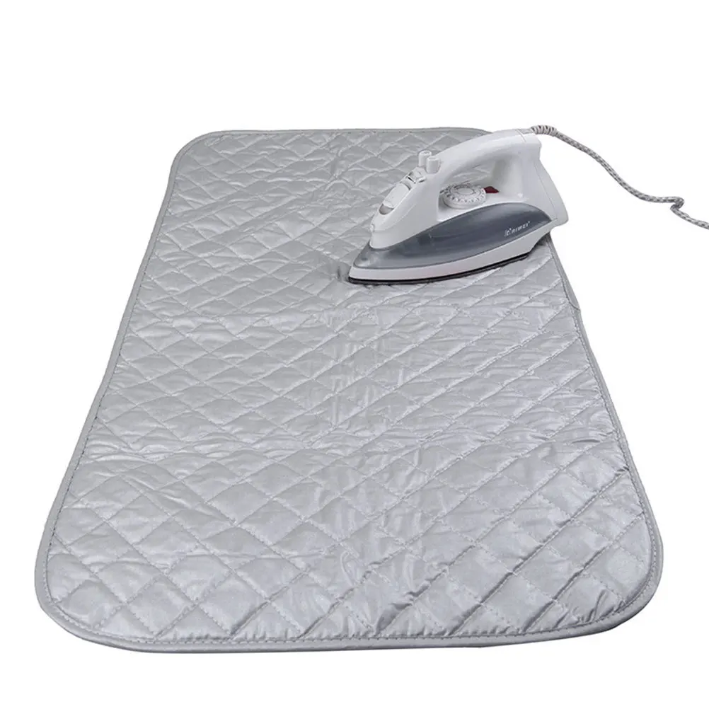

1Pcs Anti-Slip Ironing Mat High Temperature Resistant Iron Board Padding 55x120cm Heatproof Laundry Pad Iron Blanket Dryer Mat