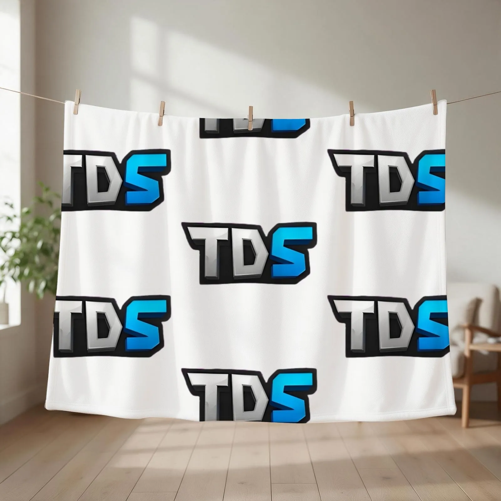 Tower Defense Simulator (TDS) Throw Blanket couch cozy soft plush fuzzy picnic outdoor blanket