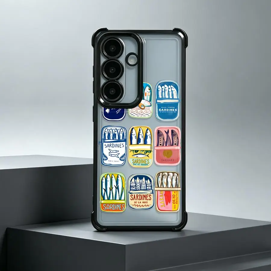 Phone Cover Case for Samsung Galaxy A15 A05 A23 A51 A07 A53 A16 A06 A73 A13 A33 A50 A12 A03 A24 A52 A14 A04 A54 A34 Color Fish