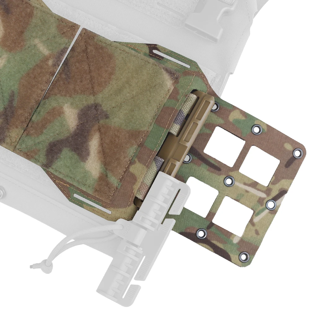 LV119 Tactical Vest Plate Carrier MOLLE Expander Wing Radio/556 Mag Pouch Chassis Holder Quick Release Girdle Slide Buckle