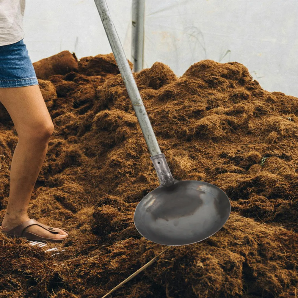 Water Ladle Iron Kitchen Cooking Scoop for Home Garden Restaurant Multi Use Water Scoop Spoon Iron Ladles Bath Ladles