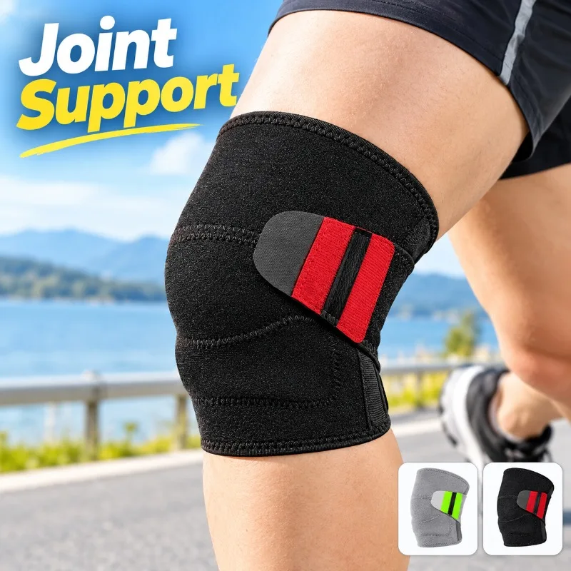 Knee Brace Meniscus Support Compression Sleeve Non-Slip Joint Warmth Patellar Protector for Running Basketball Hiking Fitness