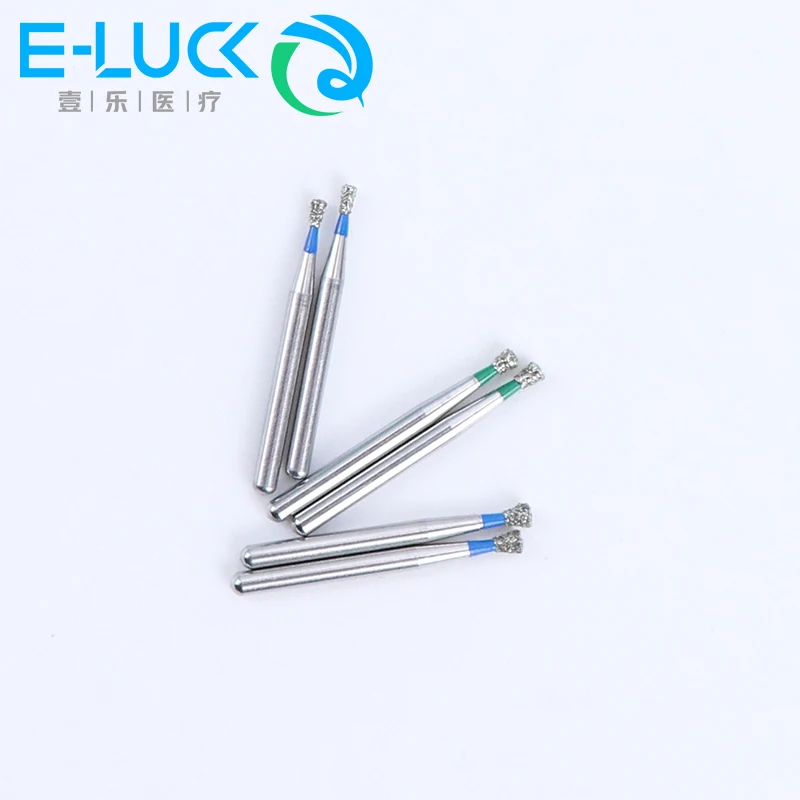 5Pcs Dental Diamond Burs เจาะ FO/SI Series สำหรับความเร็วสูง Handpiece ทันตกรรมความเร็วสูง Burs ทันตแพทย์ภาษาโปลิชคำเครื่องมือ