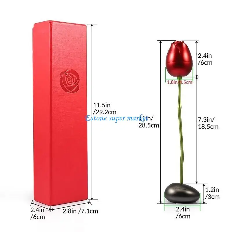 090B FLORES ARTIFICIAIS RED REMOMANCA REMACTOMANA PARA A ESPERA namorada Mãe Anniversary