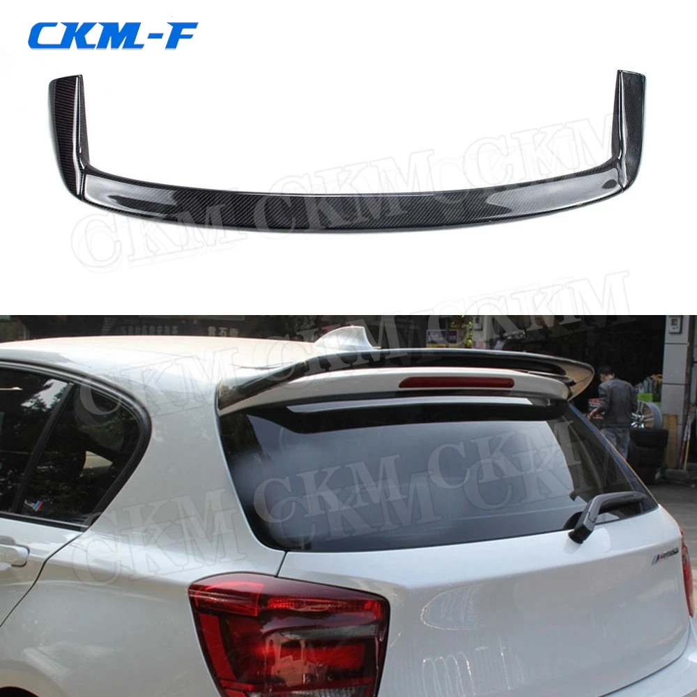 

1 Series Carbon Fiber Rear Roof Spoiler Window Wings Sticker For BMW F20 116i 120i 118i M135i 2012 - 2018 A Style FRP Winglet