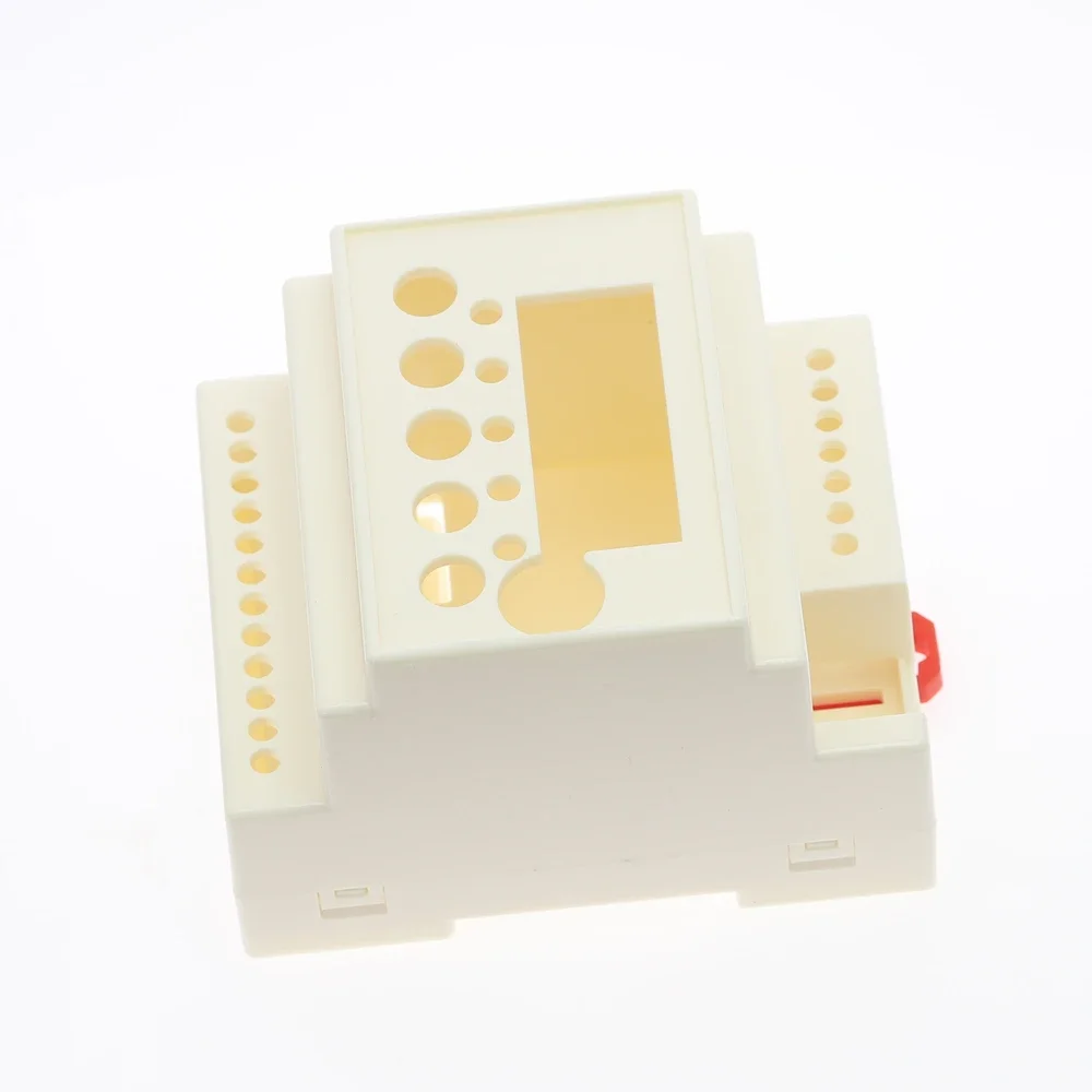 1pcs transducer module project box 88*72*59mm ABS plastic enclosure box diy for din rail equipment junction box