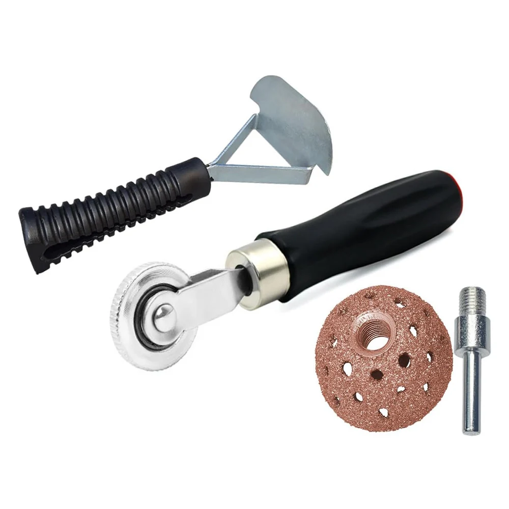 Patch Kit Tools Tire Repair Roller Garage Maintenance Wear-resistant Design Inner Liner Scraper Tire Compaction Roller