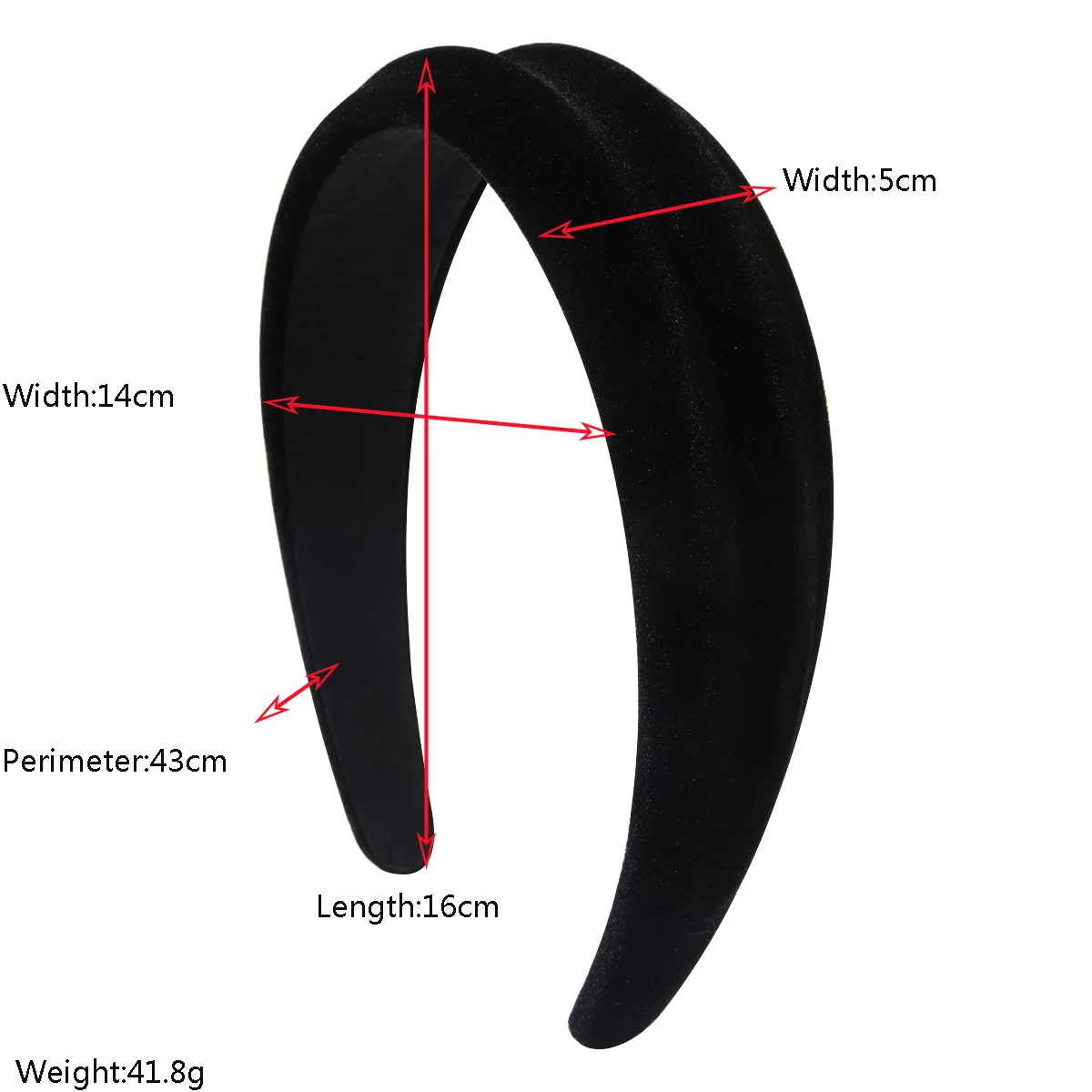 Korean-Style Velvet Headband With A Concave-Convex Design Simple Wide Edge High Appearance Level Daily Hair Accessory 442
