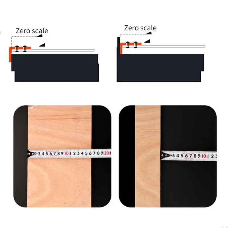 Locking Tape Measure with Nylon Coating, Waterproof Anti-corrosion Retractable Ruler Woodworking Measuring Tools