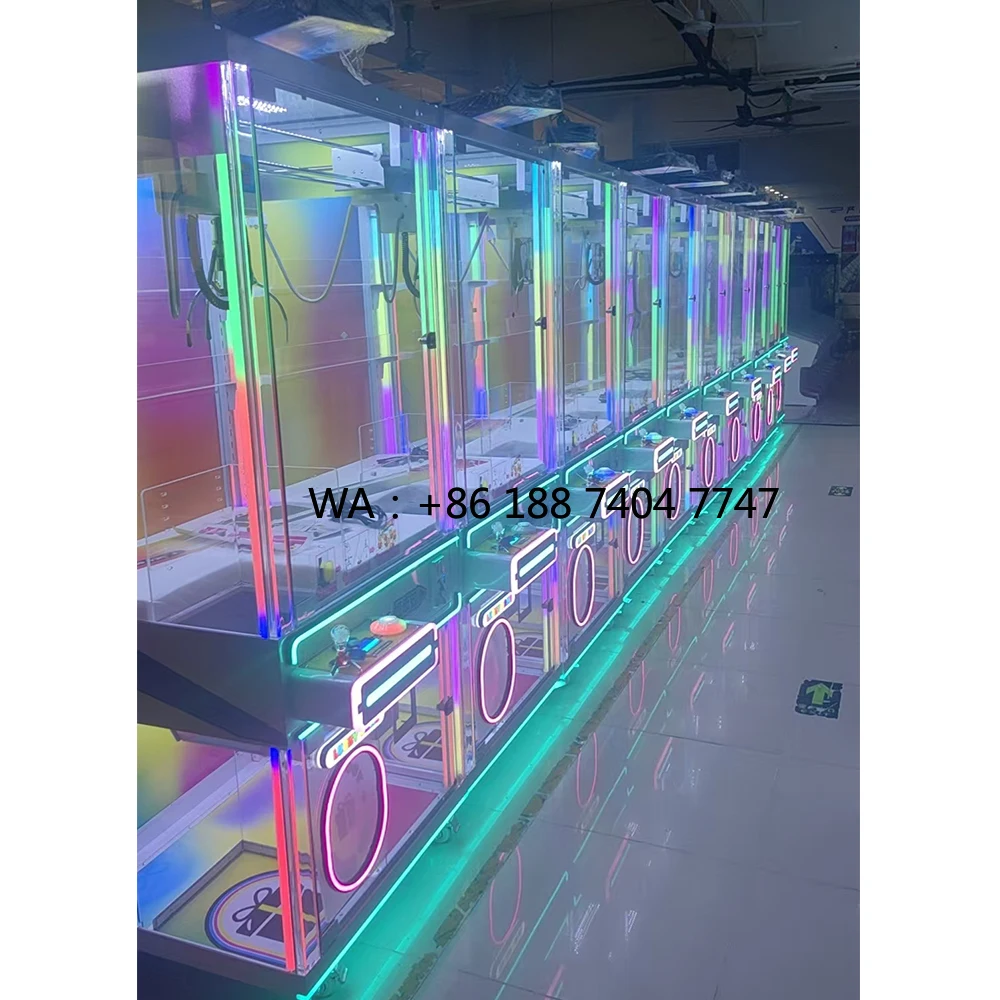 

Rainny Dream Room Coin Operated Plush Toy Vending Machine Arcade Crane Claw Machine Customized Coin Bill Operation Doll Machine