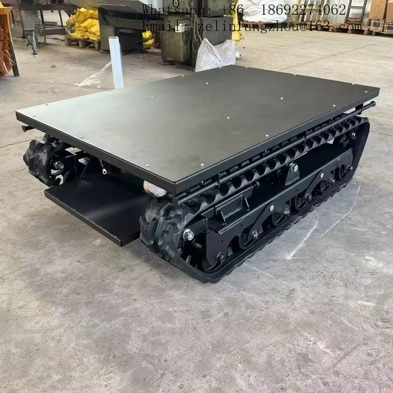 Custom Rubber Track Undercarriage Hydraulic Chassis Structure Optional Remote Control Heavy Duty Industrial Robot Pro