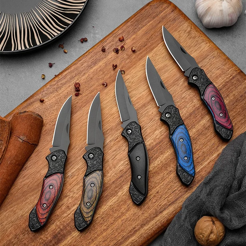 Camping Knife Folding Knives Fruit Knife For Men Portable Knife Perfect For Outdoor Camping Hunting Survival Pocket Knife