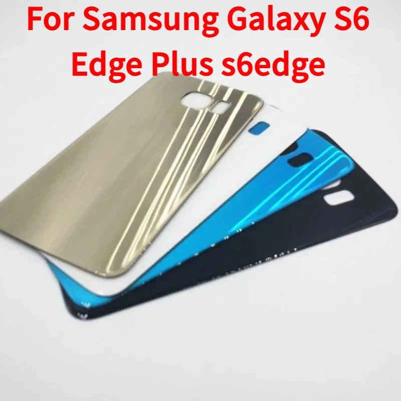 

For Samsung Galaxy S6 Edge Plus s6edge G920 g925 g928 glass panel battery back cover S6 rear door housing case adhesive replace