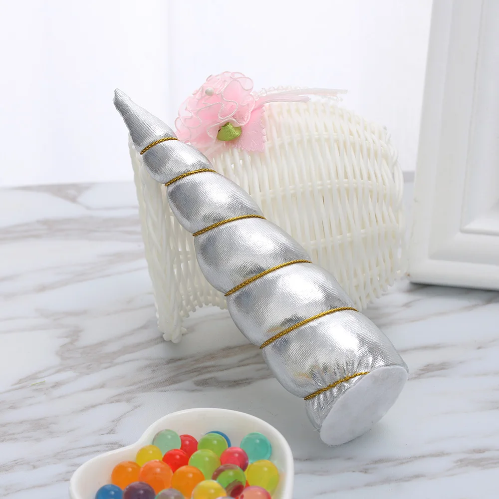 30pcs/lot High Quality Unicorn Horn Flatback Used for Diy Girls Adult Headband Clips Dog Cat Headwear Party Decoration Supplies