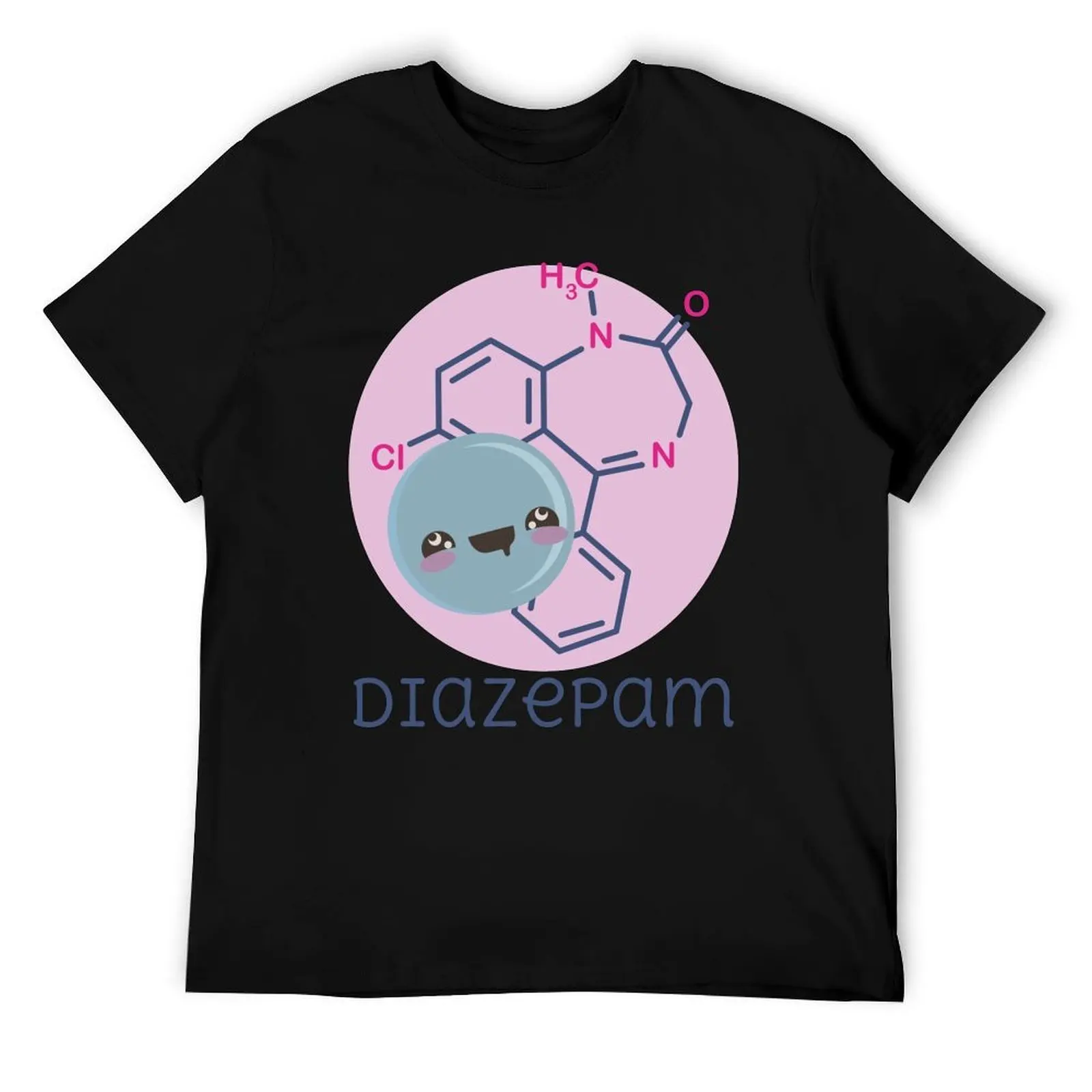 

Футболка Diazepam, мужские футболки, облегающая футболка для мужчин, футболка