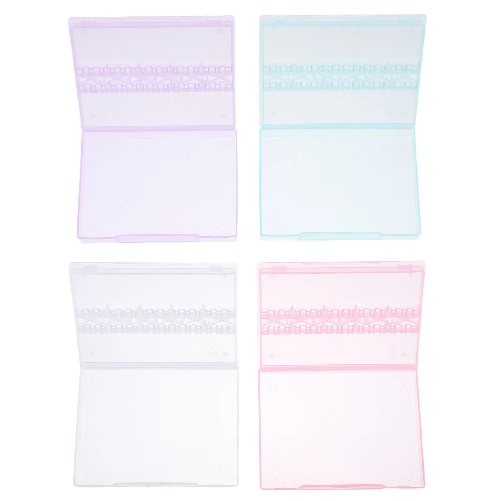 

4Pcs Manicure Tool Holders Heavy-Duty Grinding Head Boxes for Nail Drill Bits Professional Texture and Craftsmanship