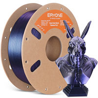 ERYONE 1KG Burnt Dual Color PLA Filament 3D Printer 1.75mm +/- 0.03mm, Glitter PLA Filament 1KG/Spool