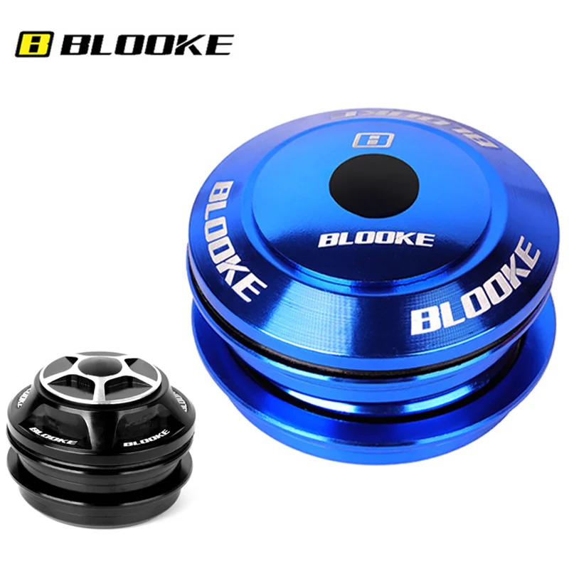 

BLOOKE 44mm Press-Fit Mountain Bike Headset Integrated Dual Sealed Cartridge Bearings 6061 Aluminum Alloy