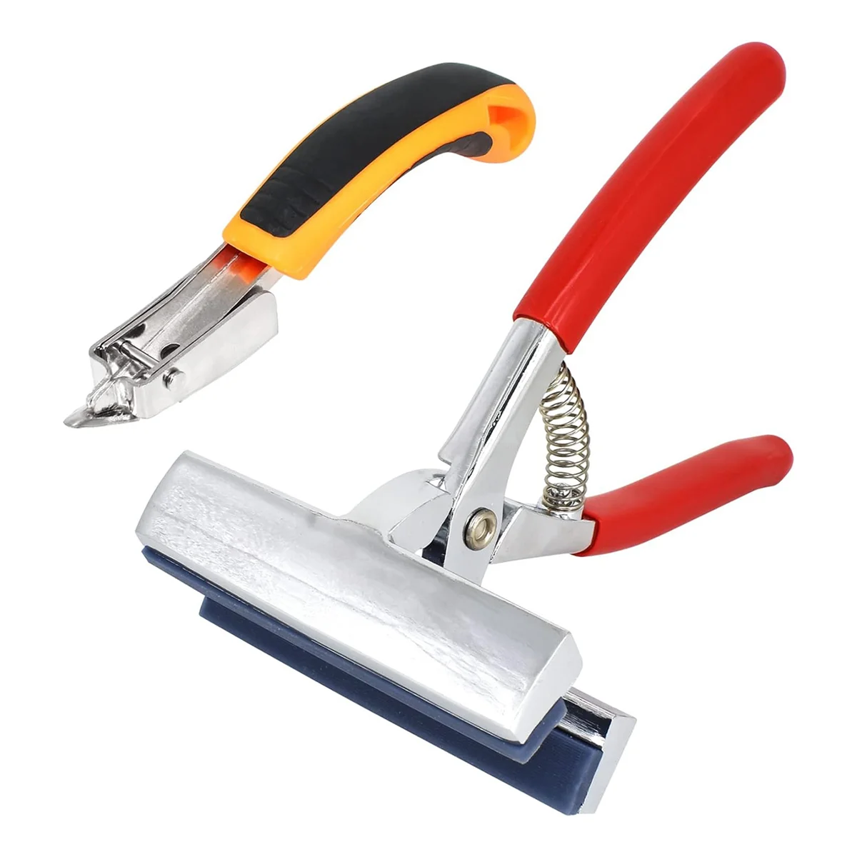 Zestaw szczypiec i wykrawaczy do zszywek ABJS Duty Canvas, nierdzewne szczypce do rozciągania płótna z sprężyną