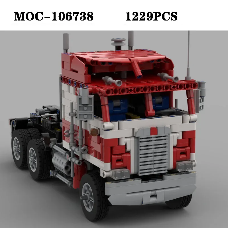 

Building Block MOC-106738 Convertible Truck Model 1229PCS Adult Children Puzzle Education Birthday Christmas Toy Gift Ornaments