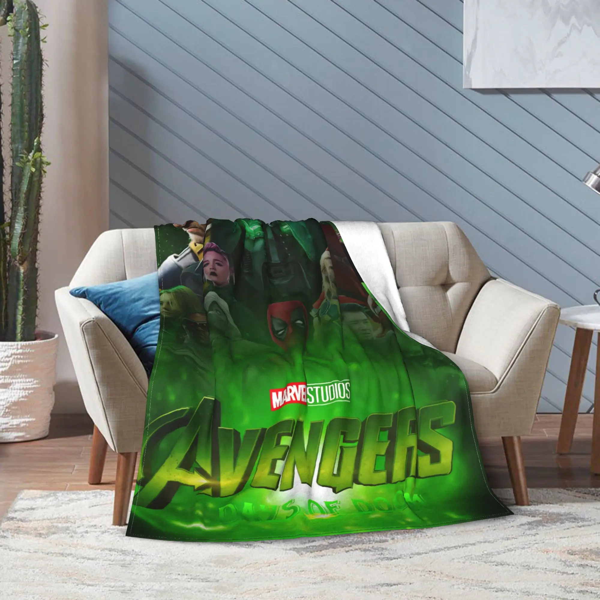 

Avengers Doomsadey Merch Blanket Super Soft Cozy Throw Blankets for Living Room 50x60 Inches Multiple Sizes Bedding Throws
