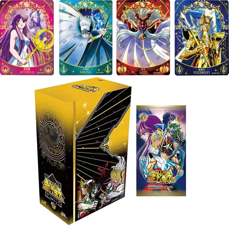 

Saint Seiya Cards Full Set Anime Characters SE BP UR QR Athena Saori Kido Pope Poseidon Collection Card Table Toys For Kids Gift