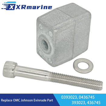 0393023 Boat Motor Zinc Anode with Bolt for OMC Cobra for Johnson Evinrude BRP 3-235 HP Outboard Drive System 0436745 393023 0393023 Boat Motor Zinc Anode with Bolt for OMC Cobra for Johnson Evinrude BRP 3-235 HP Outboard Drive System 0436745 393023