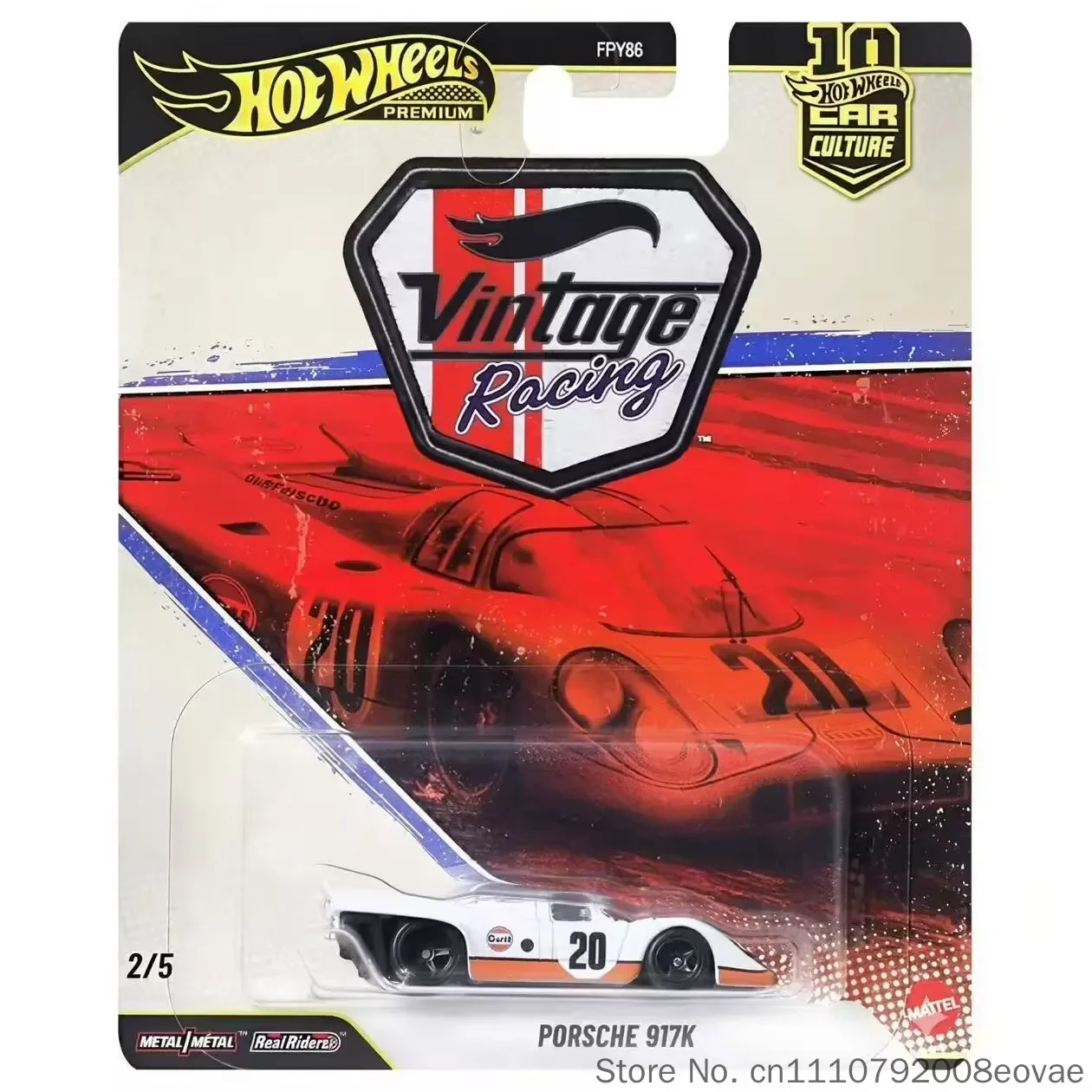 Hot Wheels Premium Culture Vintage Racing Jaguar Xjs 1:64 Porsche Corvette Ferrari 250 Lancia Nissan Diecast Alloy Cars Gifts view 6