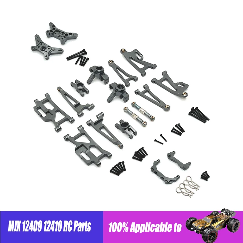 Mjx 14210 14209 Metal Accessories Steering Cup Upper Swing Arm Set Shock Tower Bracket Body Post Hyper Go RC Car Upgrade Parts