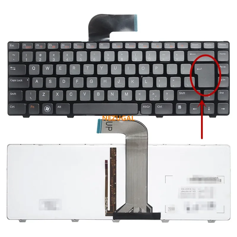 

Для DELL Dell M421R N4110 N4040 N4050 M4120 M4040 M4050 14VR клавиатура ноутбука Великобритания ЕС