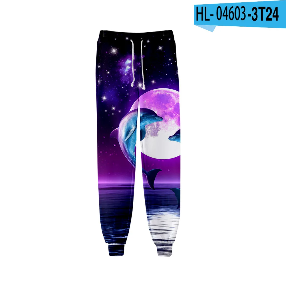 2024 NEW Animal Dolphin SweatPants 3D Joggers Pants Casual Men Women Trousers Sweatpants Pantalon Homme Streetwear Pant