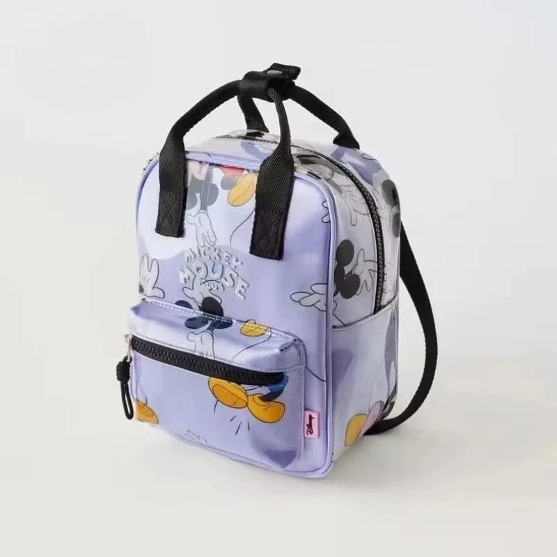 Disney New Cartoon Backpack for Baby Boys Girls Minnie Mickey Mouse Children Lovely Schoolbag Kindergarten Schoolbag Kids Gift