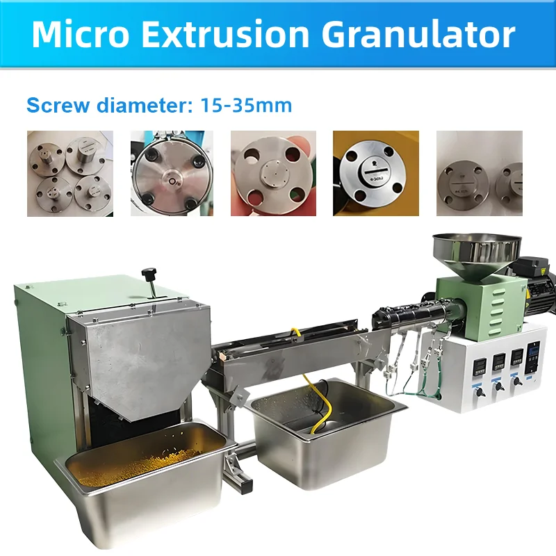 

Micro Extrusion Granulator Plastic Modification Formula Laboratory Small Granulator Desktop 3D Printing Consumables Extruder