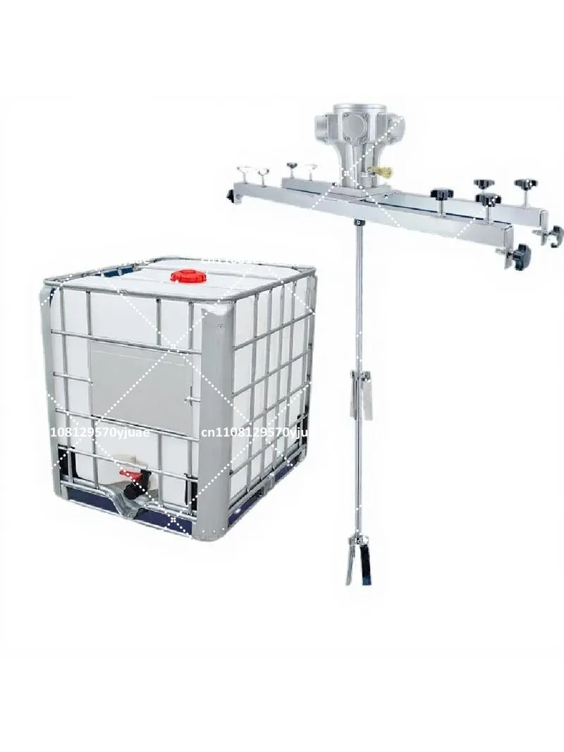 Pneumatic 1 Ton Air Agitator IBC Tank Mixer 1000L Commercial Barrel Drum Stirrer with Support Hanger