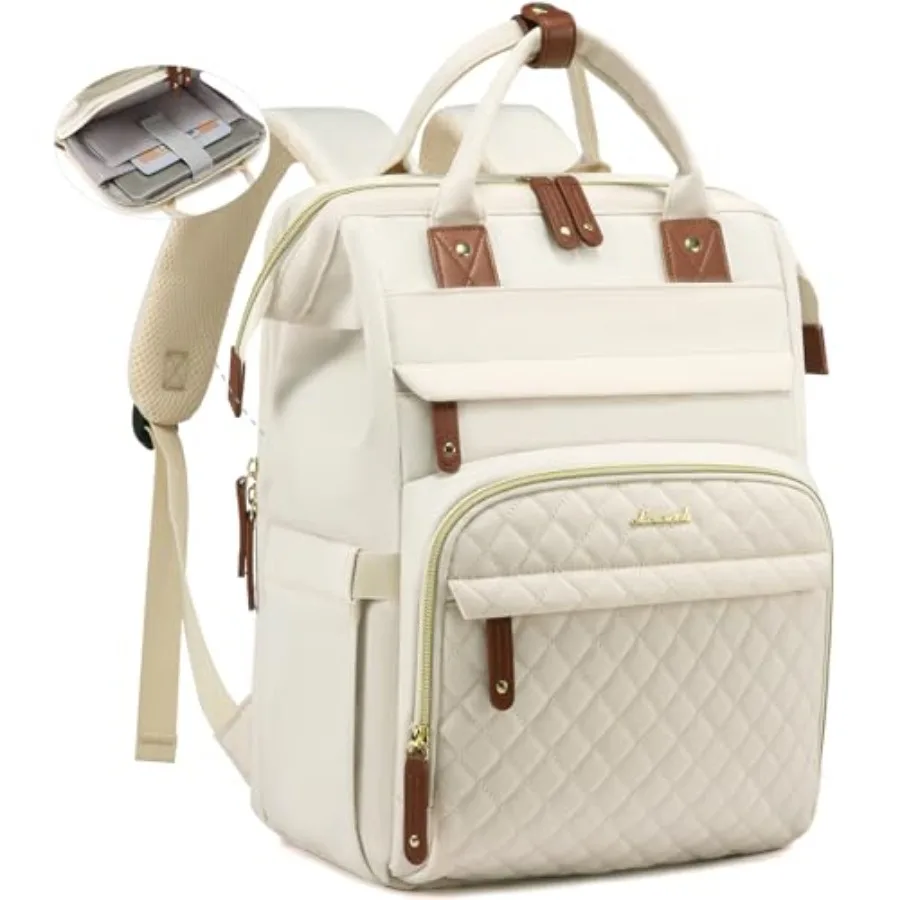 

Laptop Backpack for Women, 15.6'' Waterproof Nurse Bag Teacher Work Backpack Purse for Women, Travel Computer Backpack for Coll