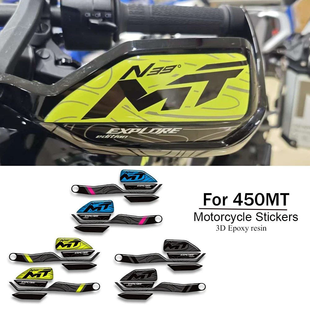 

Motorcycle Accessories Tank Pad Protector Sticker Decal 3D Epoxy Resin Sticker Kit For CFMOTO 450MT 450 MT 450 Mt