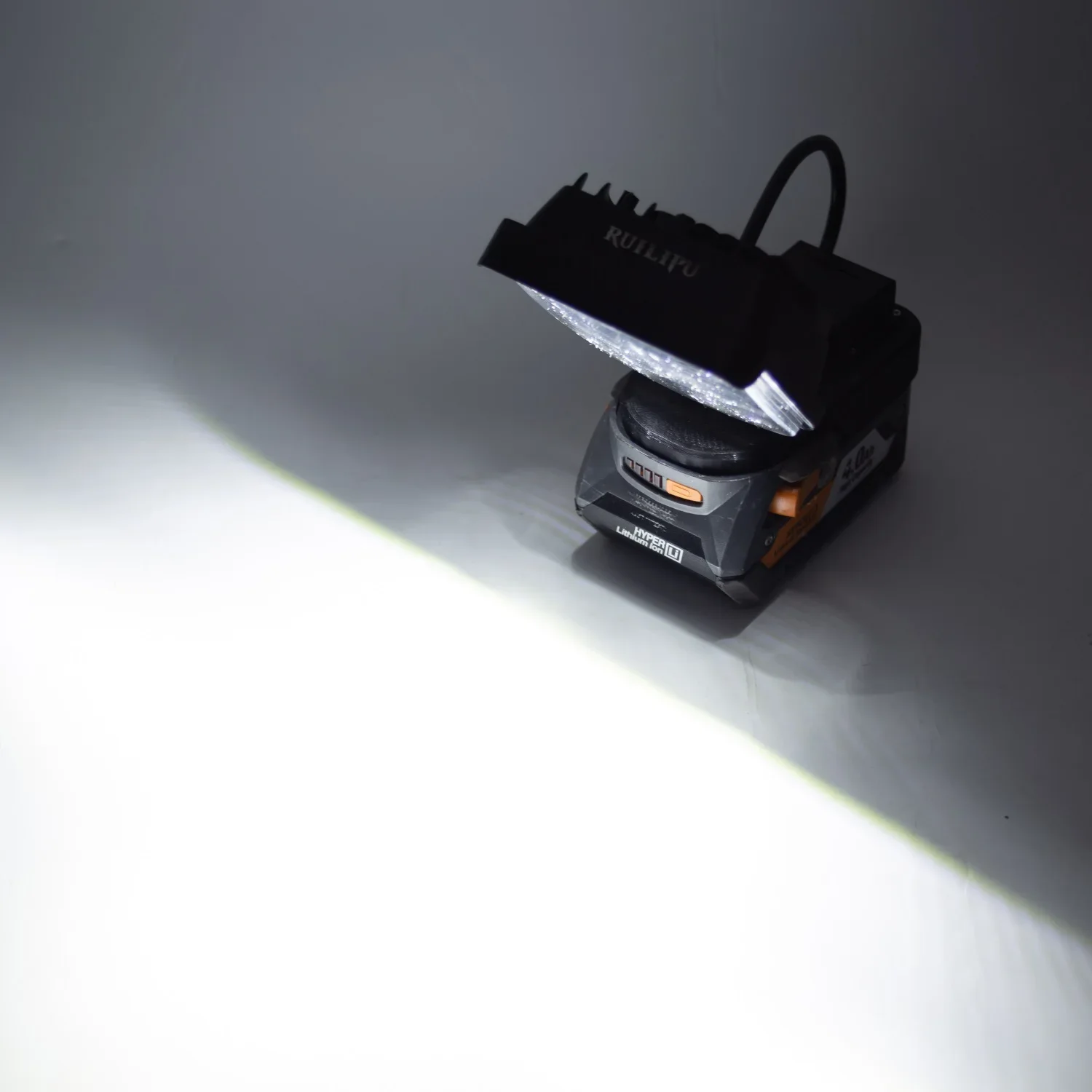 Imagem -04 - Luz de Trabalho Led sem Fio para Bateria de Lítio Ridgid Aeg 18v com Luz de Acampamento Interna e Externa Portátil Usb sem Bateria