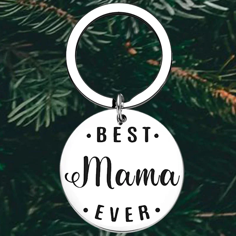 Cute Best Mama Ever Keychain mother birthday Key Chain Pendant mum chrismas Gifts