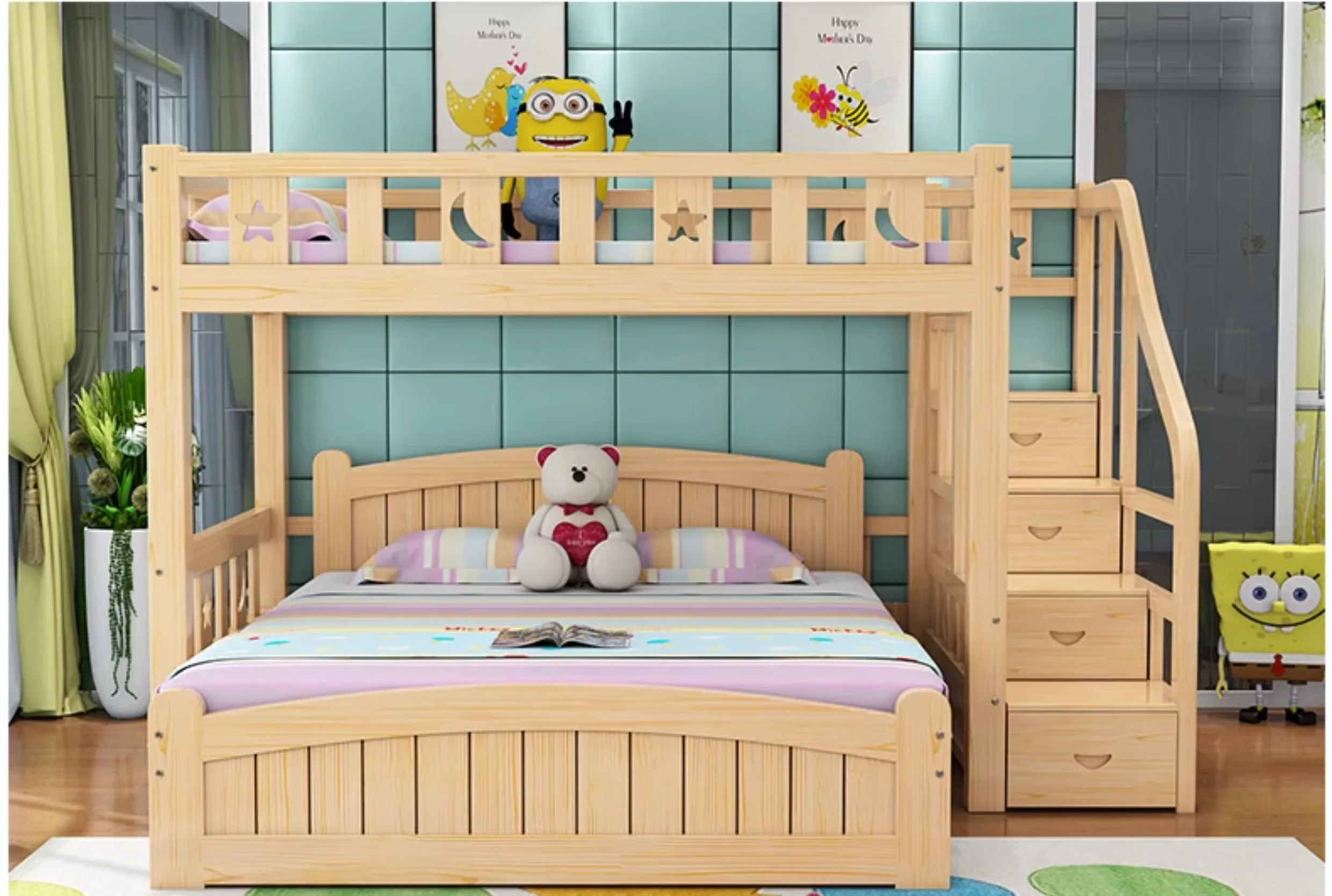 High and low beds, solid wood mother beds, children bunk beds, staggered multifunctional bunk beds, mother and child beds.