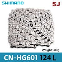 SHIMANO Deore 105 SLX HG601 HG600 M7000 R7000 Cadena de bicicleta de montaña de 11 velocidades CN-HG601 MTB bicicleta de carretera 5800 cadenas 11V