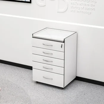 Dental mobile side cabinet Dental medical clinic special workbench special storage trolley