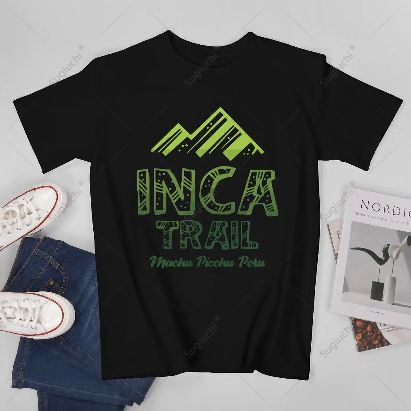 Unisex Men Inca Trail Machu Picchu Peru Tshirt Tees T Shirts Women Boys 100% Cotton T-Shirt