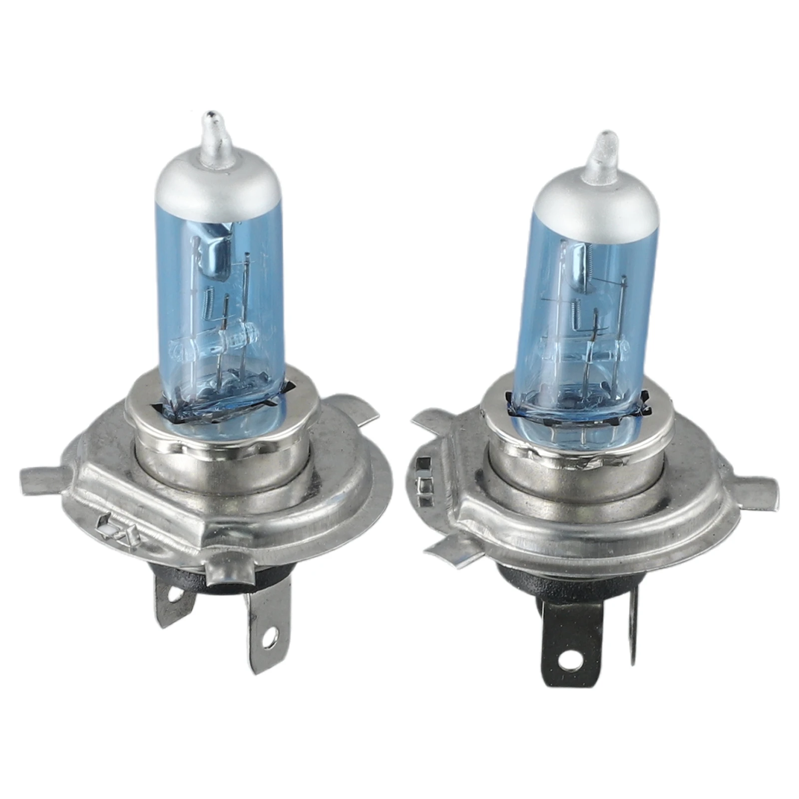 2pcs Universal H4/HB2 9003 Xenon White LED Headlight Lamp 12V 55W 6000K Bright Light Halogen Headlight Bulb Accessories