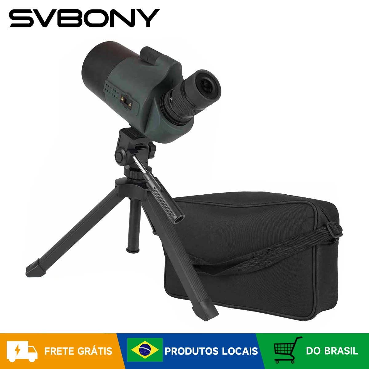 Svbony SV41Pro 28-84x80 Mak Telescópio FMC à Prova d'Água Equipamento de Camping para Observação de Aves