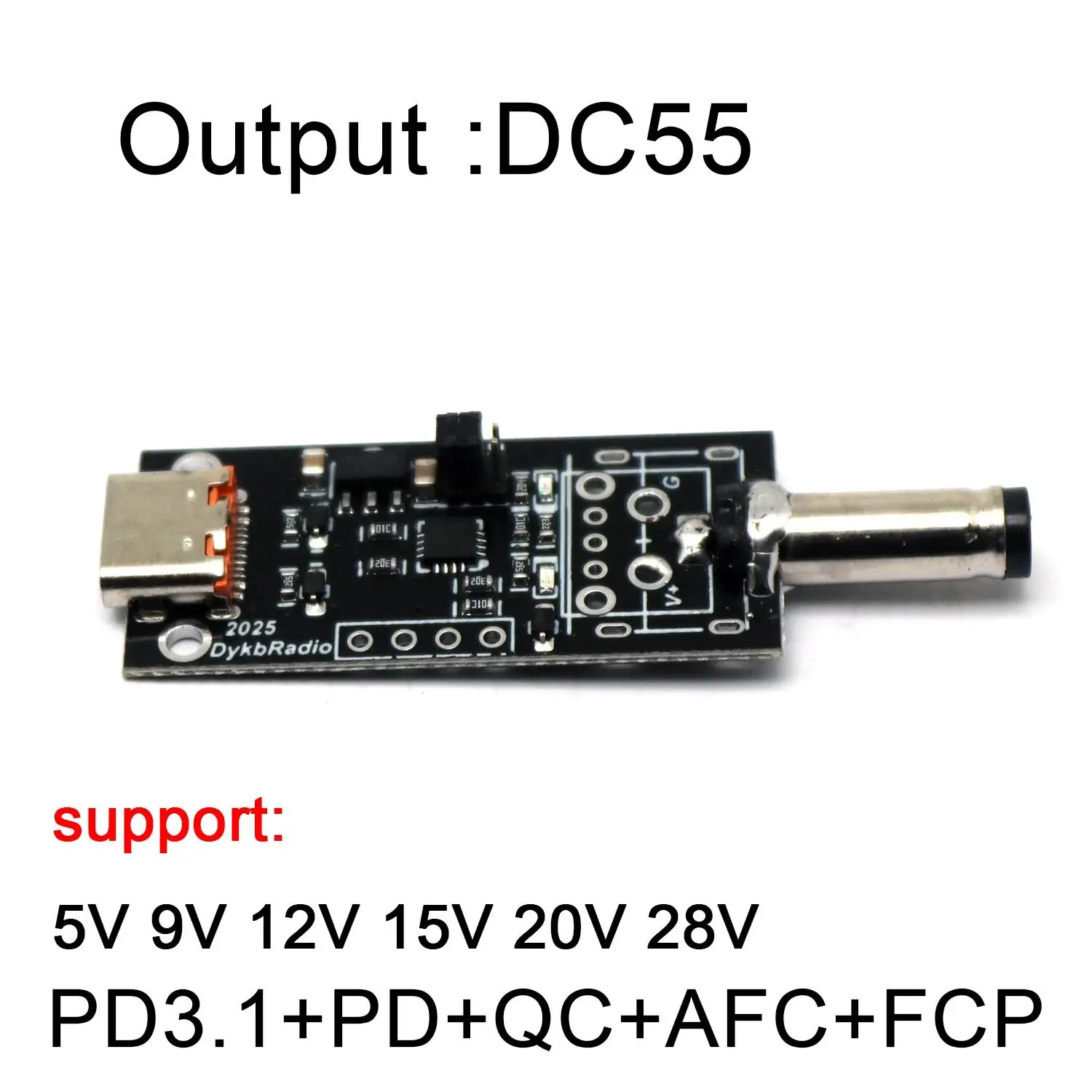 نوع C PD3.1 140W توصيل الطاقة Decoy 28V 20V 15V 12V 9V 5V الجهد الزناد 2PIN XT30 / XT60 شاحن سريع للروبوتات بدون طيار