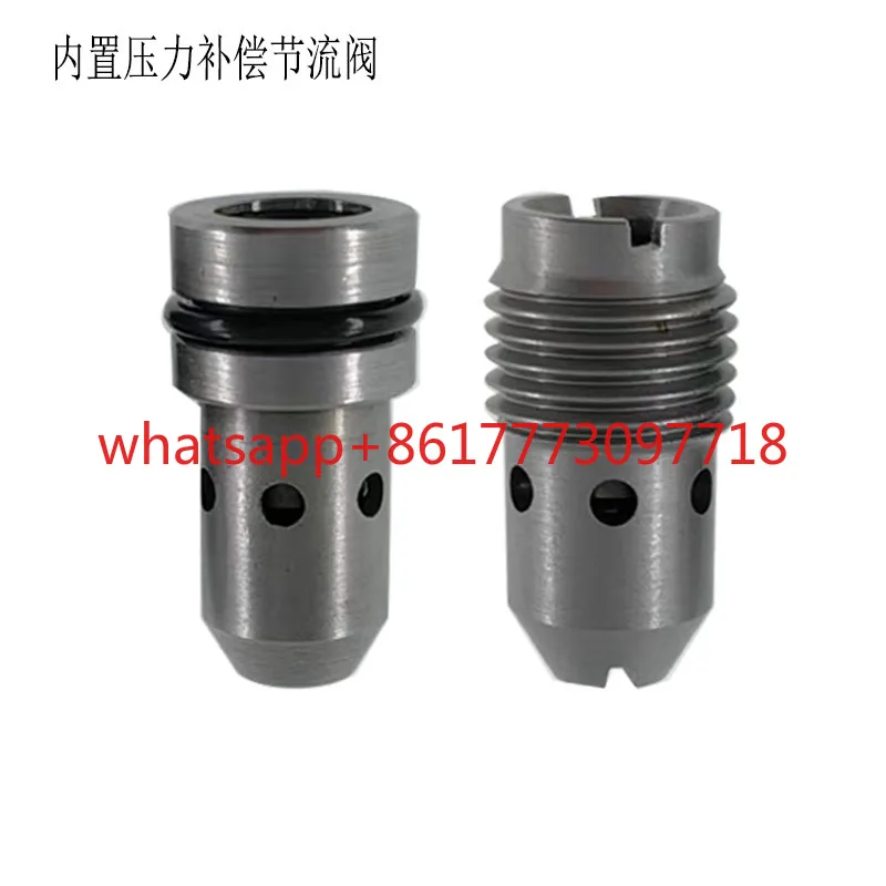 

Гидравлический односторонний дроссельный клапан с компенсацией давления, небольшое встроенное фиксированное дроссельное отверстие, небольшой стальной клапан золотого цвета, стабильная скорость