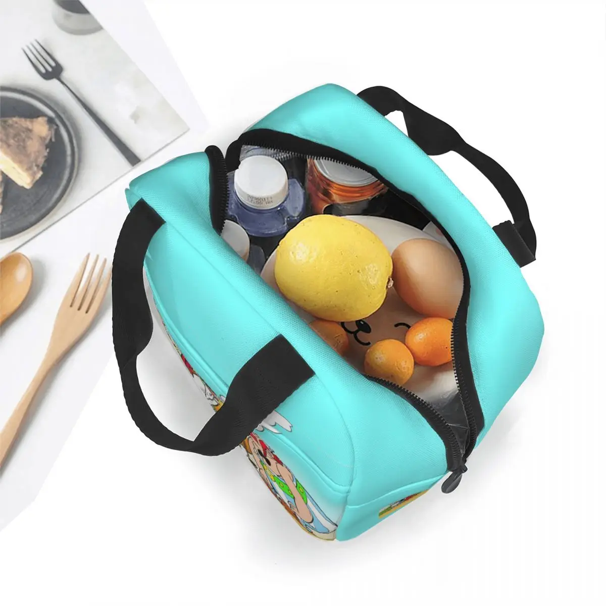 ASTERIX Insulated Lunch Bag Thermal Bag Lunch Container Characters High Capacity Lunch Box Tote Bento Pouch College Travel