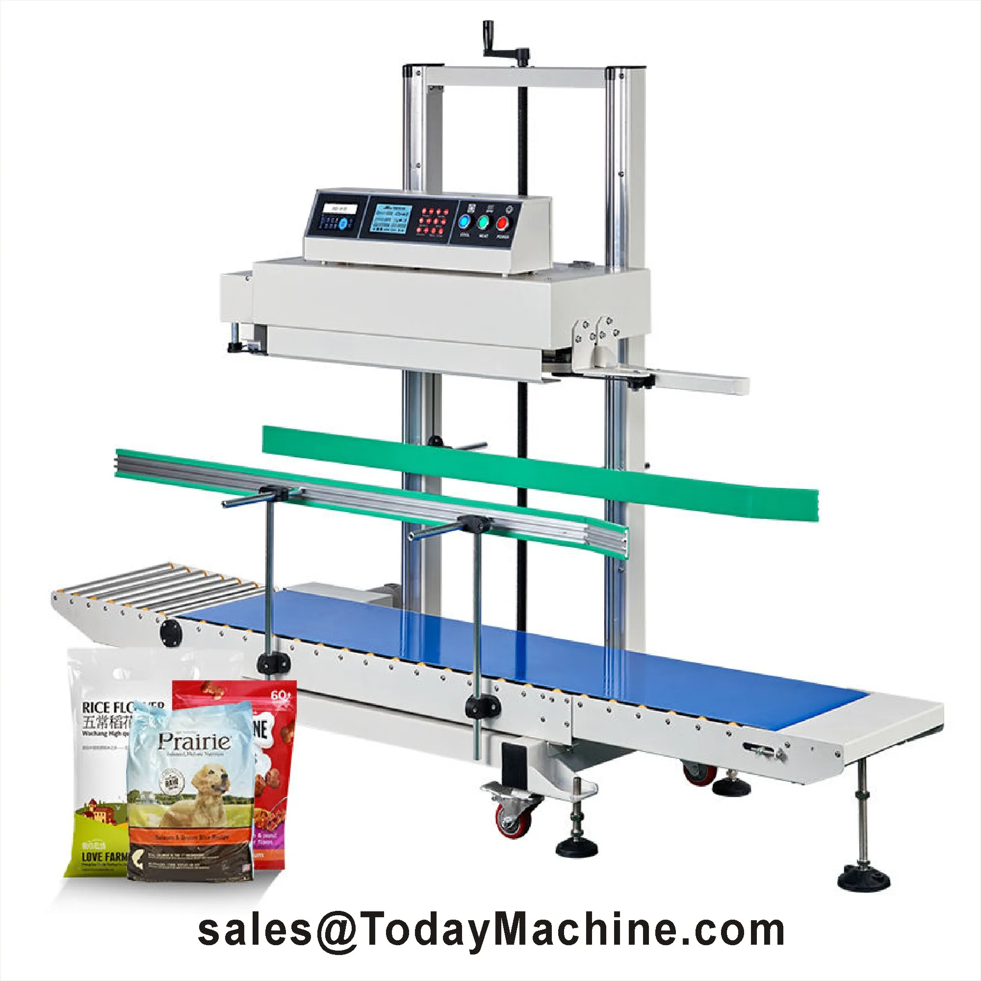 Bulk Purchase Discount 900 Band Sealer Food Plastic Aluminum Foil Craft Paper Bags Heat Continuous Bag Sealing Machine