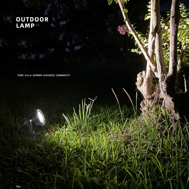 LED Waterproof Outdoor Garden Lawn Lights Spike Bulb 5W/10W/15W Tuinverlichting 220V 110V 12V - Adjustable Solar Powered Garden