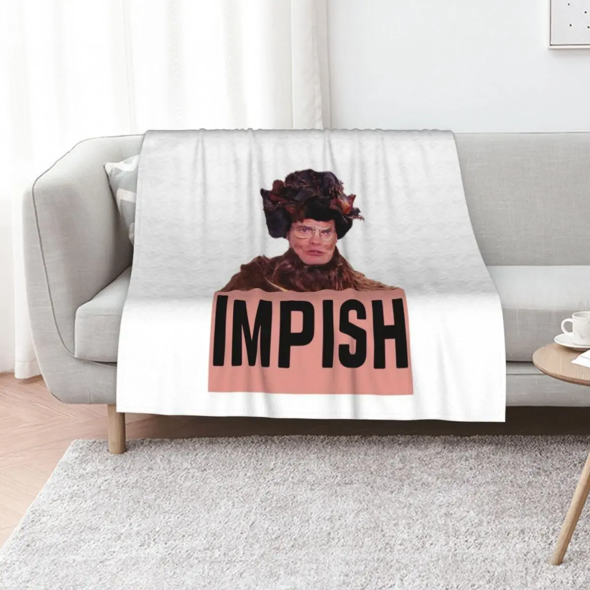 

The office, Dwight Schrute, Impish Throw Blanket Giant Sofa Extra Large Throw Soft Beds Custom Blankets